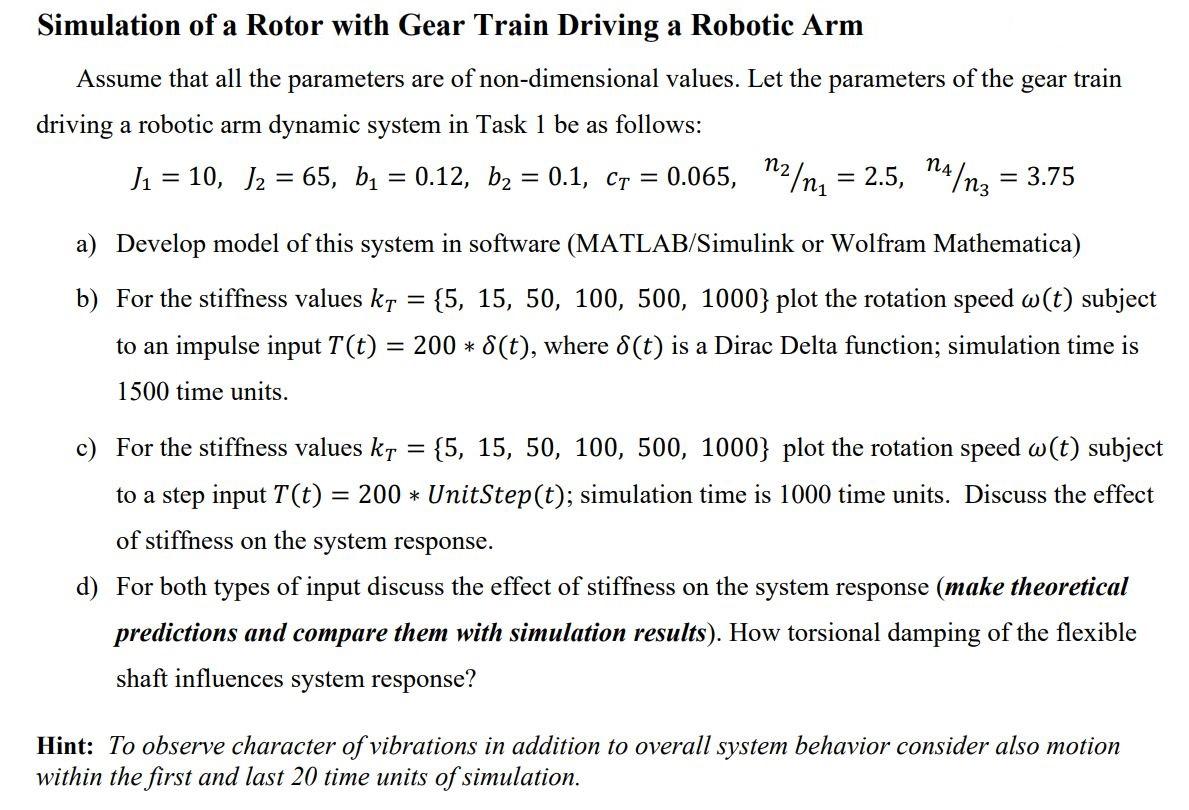 MATLAB/Simulink question with dynamics. Good pay.