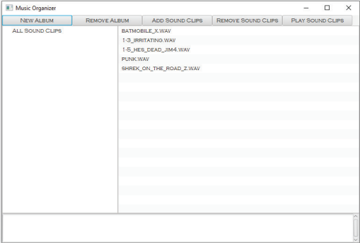Solved Java Music organizer, need help with creating classes | Chegg.com