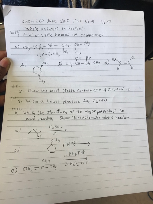 Chemistry Archive | June 27 2018 | Chegg.com