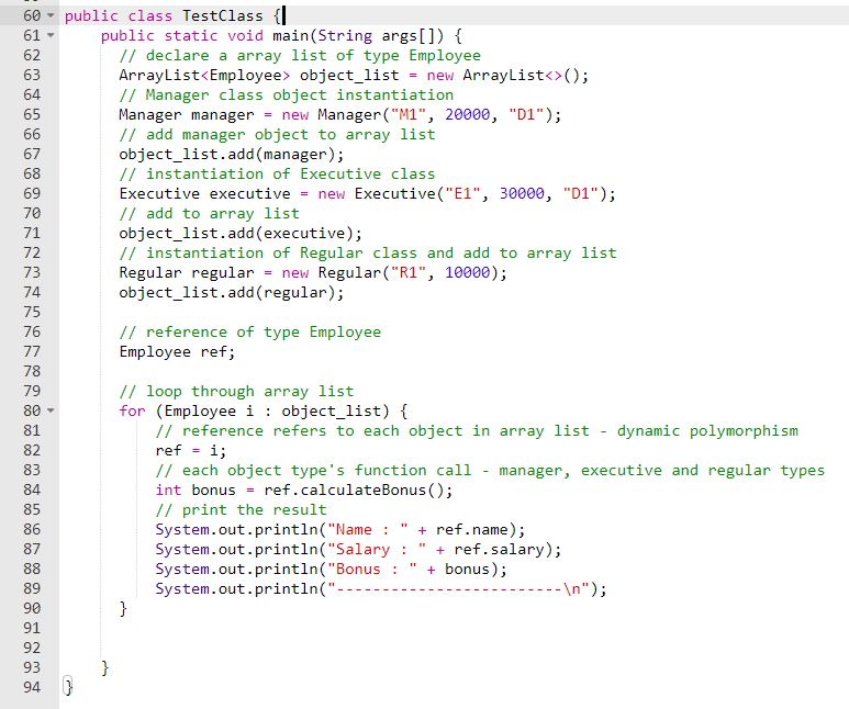 Question In Java Make An Abstract Class Employee With A Name And Monthly Salary Make A Class Manag Essay Streak
