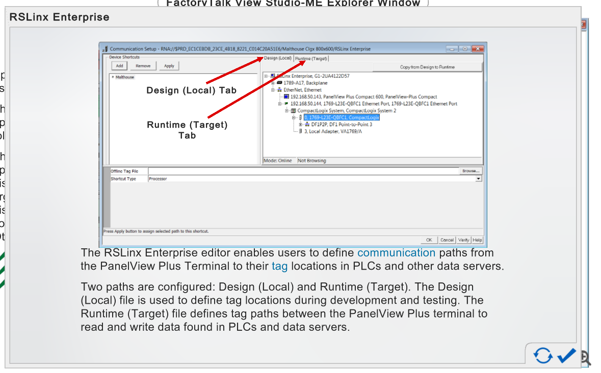 Solved The RSLinx Enterprise editor enables users to define | Chegg.com