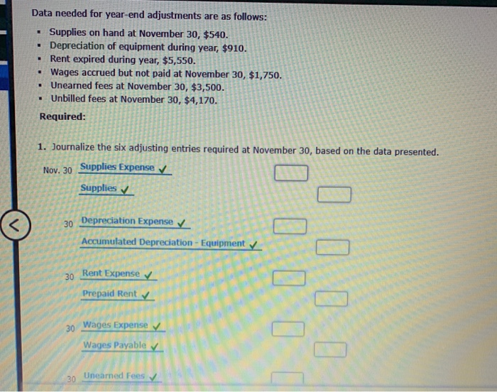 Solved Adjusting Entries Selected Account Balances Before | Chegg.com