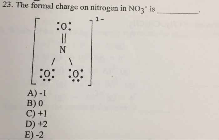 no3 charge