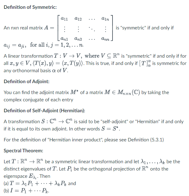 Symmetric matrix store definition