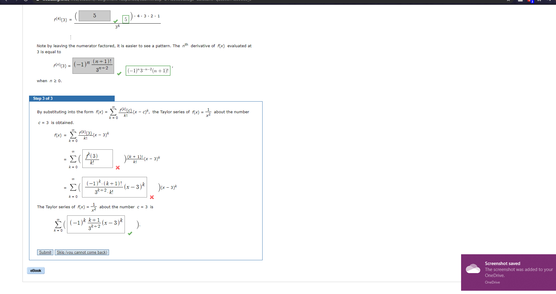 Solved Tutorial Exercise Find the Taylor Series expansion up | Chegg.com
