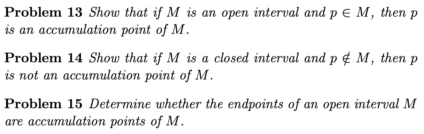 Cumulative Open Example Problems Solved Problem 13 Show that if M is an open interval and | Chegg.com