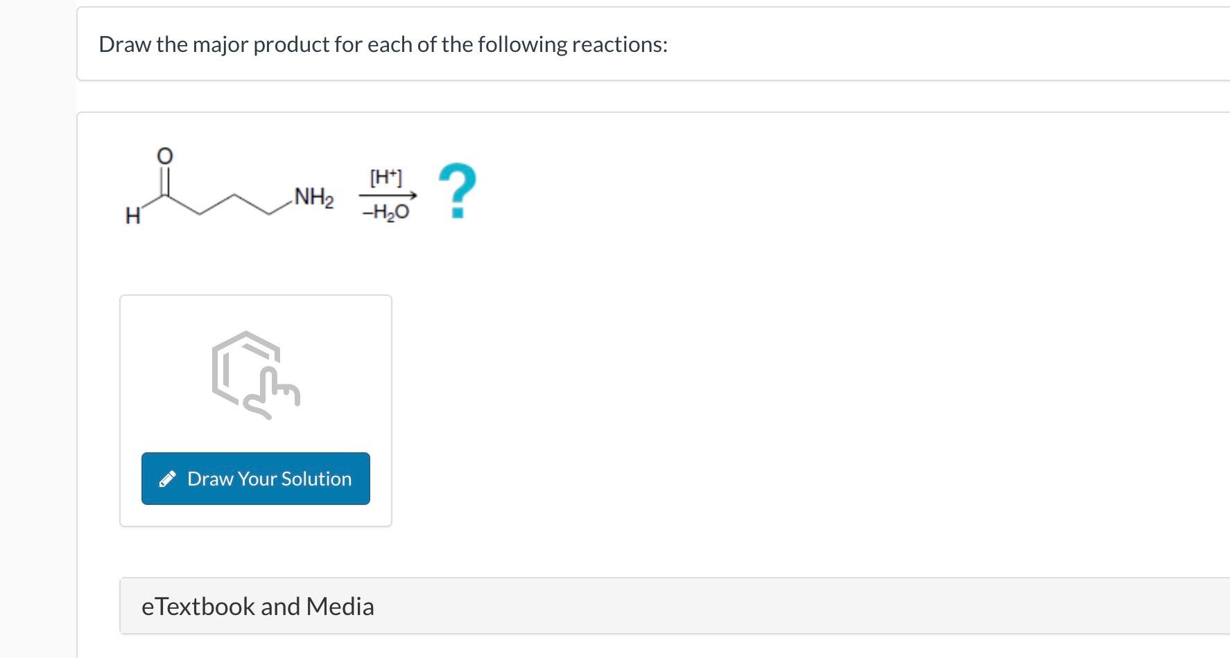Solved Draw the major product for each of the following | Chegg.com