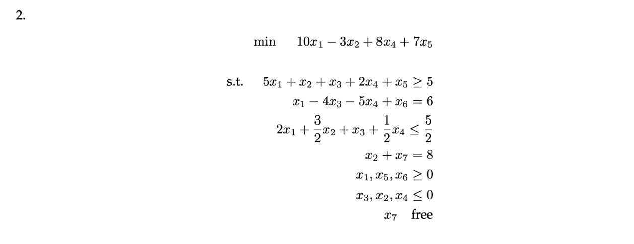 5 x 3 )- 10 4x 1