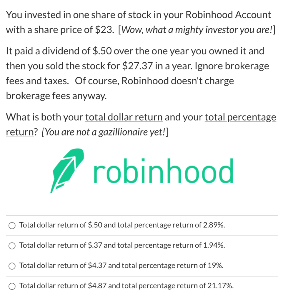 Robinhood Fees