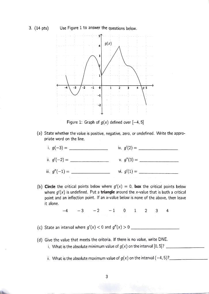 Solved 3. (14 pts) Use Figure 1 to answer the questions | Chegg.com