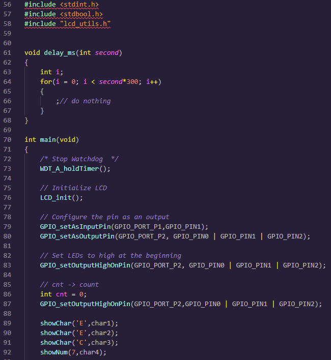 Utilize the example code please: In this part, you | Chegg.com