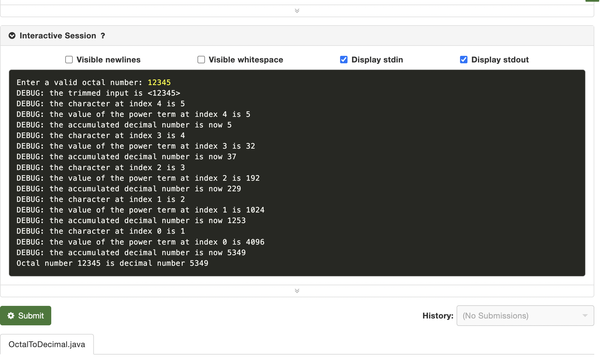 Solved Write a program called octaltodecimal that converts | Chegg.com