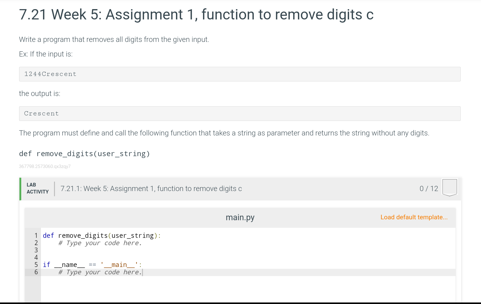 Solved Please use python and the def code you see on the | Chegg.com