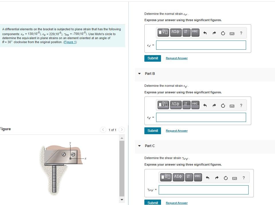 Solved Determine the normal strain ϵI′ - Express your answer | Chegg.com