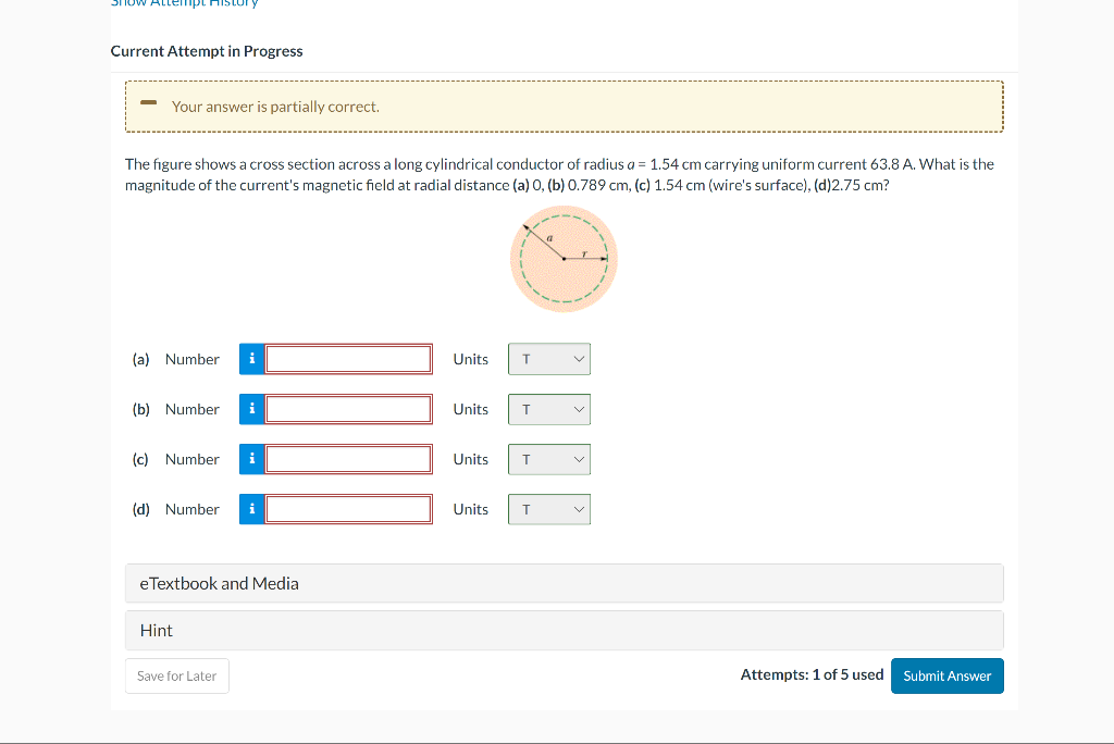 Solved The figure shows a cross section across a long | Chegg.com