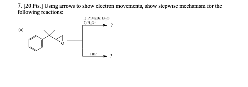 Solved Using arrows to show electron movements, show | Chegg.com