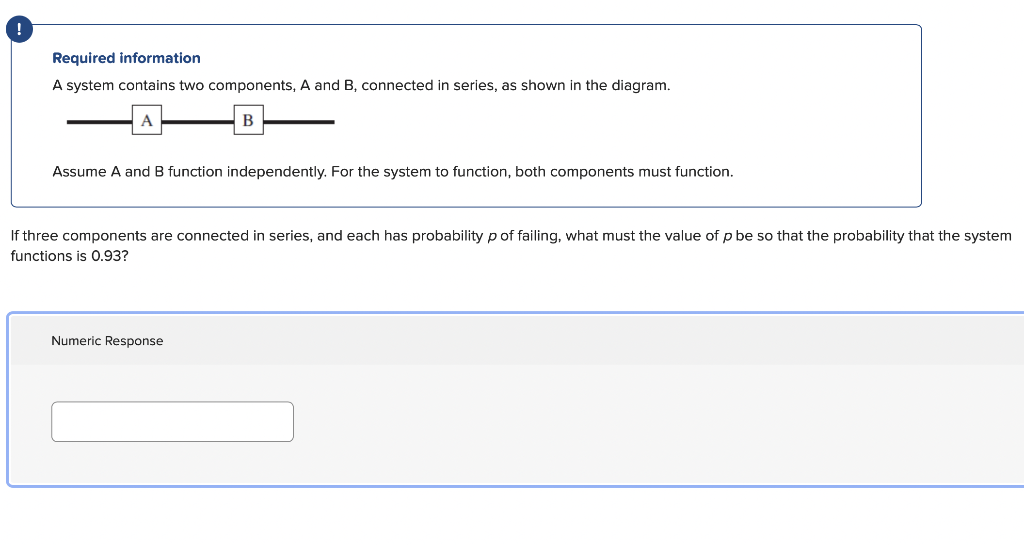 Solved ! Required Information A System Contains Two | Chegg.com