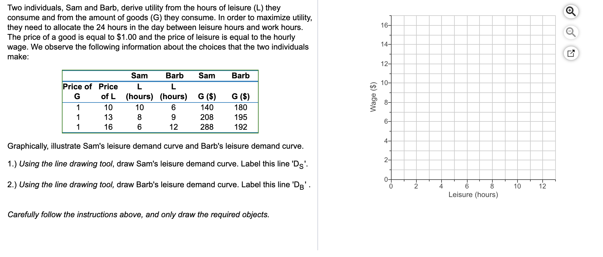 Solved 16- Two individuals, Sam and Barb, derive utility | Chegg.com