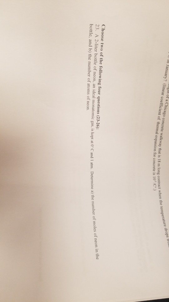 Solved January? (linear coefficient of thermal expansion for | Chegg.com