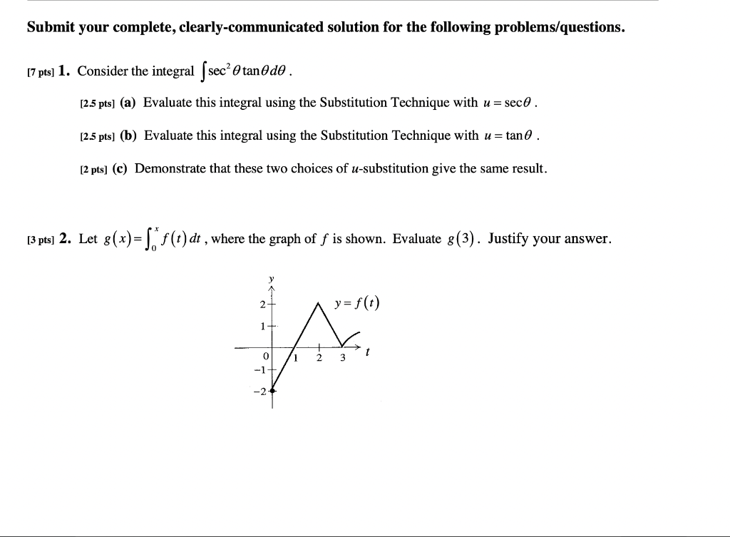 Solved Submit your complete, clearly-communicated solution | Chegg.com