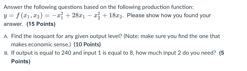Solved Answer the following questions based on the following | Chegg.com