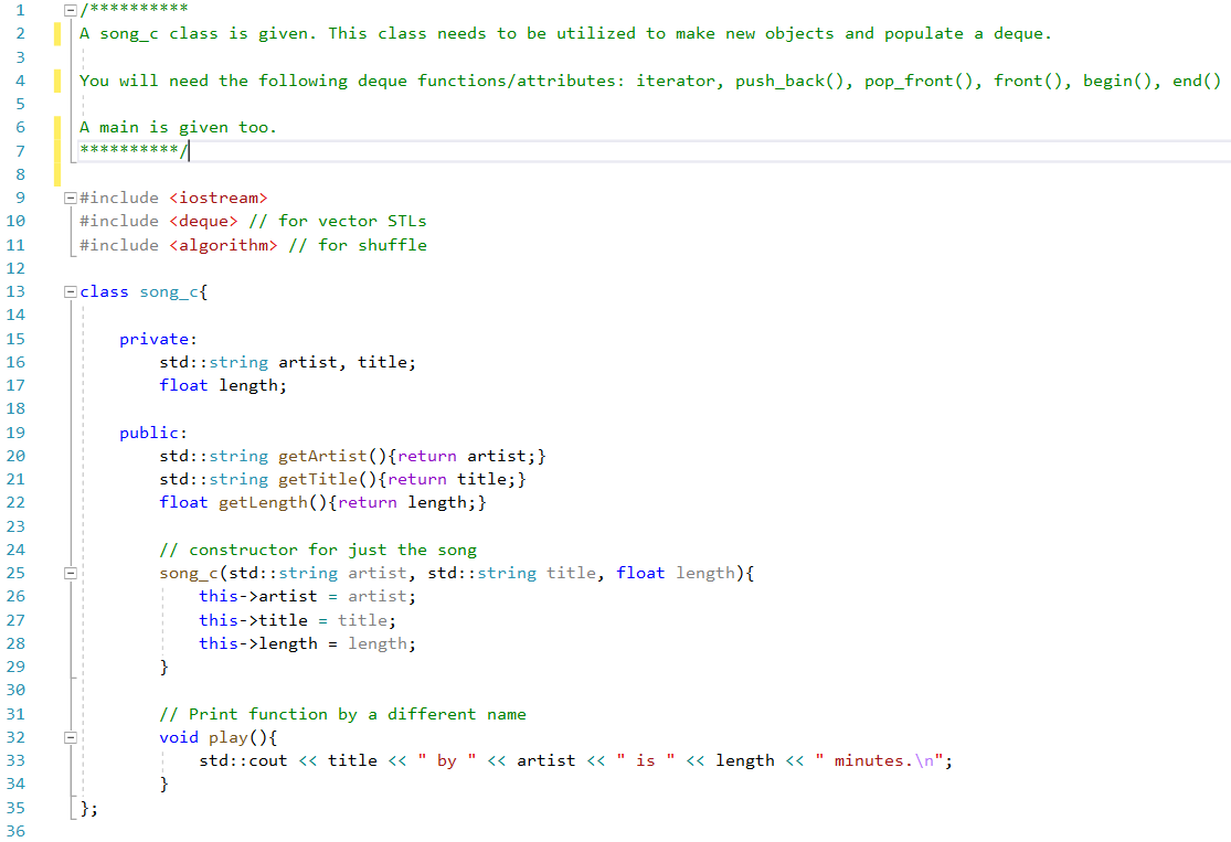 Solved Program needs to be in C++ Please use the code below | Chegg.com