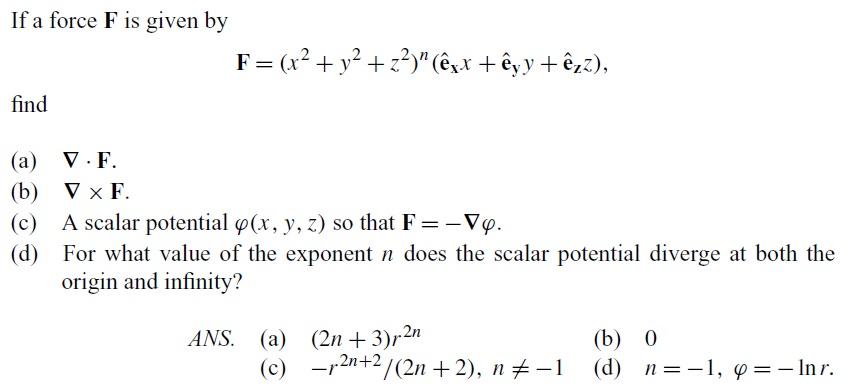 Solved If A Force F Is Given By F X Y2 22 Xx Ey Chegg Com