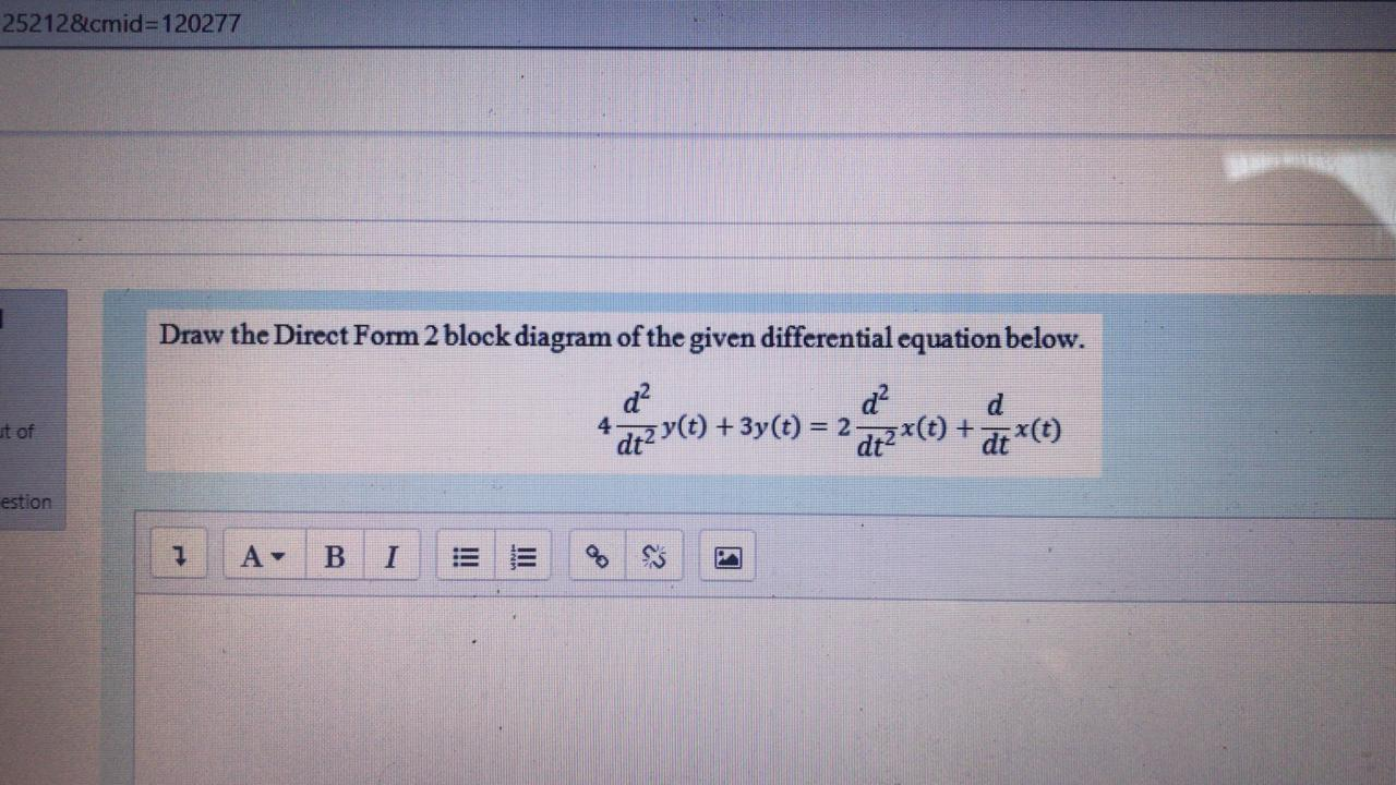 Solved 25212&cmid=120277 Draw the Direct Form 2 block | Chegg.com