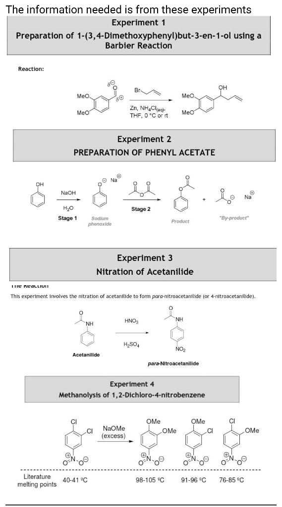 Solved Experiment 5 Spectroscopic Determination Of | Chegg.com