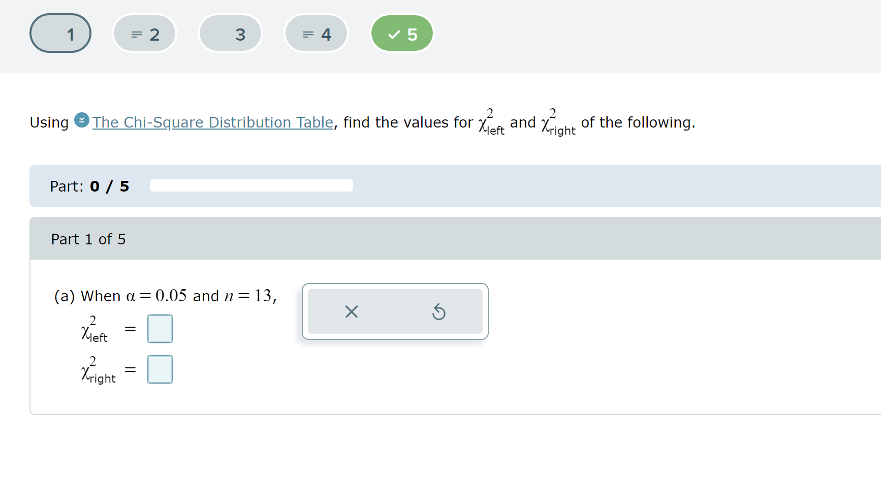 Solved Using ® The Chi-Square Distribution Table, Find The | Chegg.com