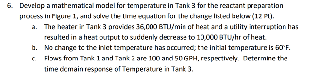 Solved 6. Develop a mathematical model for temperature in | Chegg.com