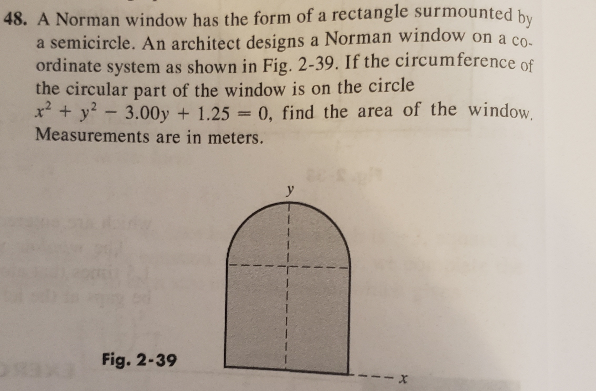 Solved 8. A Norman window has the form of a rectangle | Chegg.com