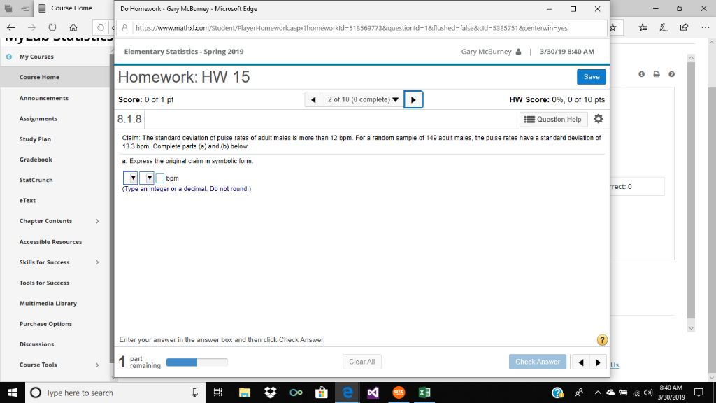 Edgex Homework Solved Course Home Do Homework- Gary McBuney-Microsoft Edge | Chegg.com