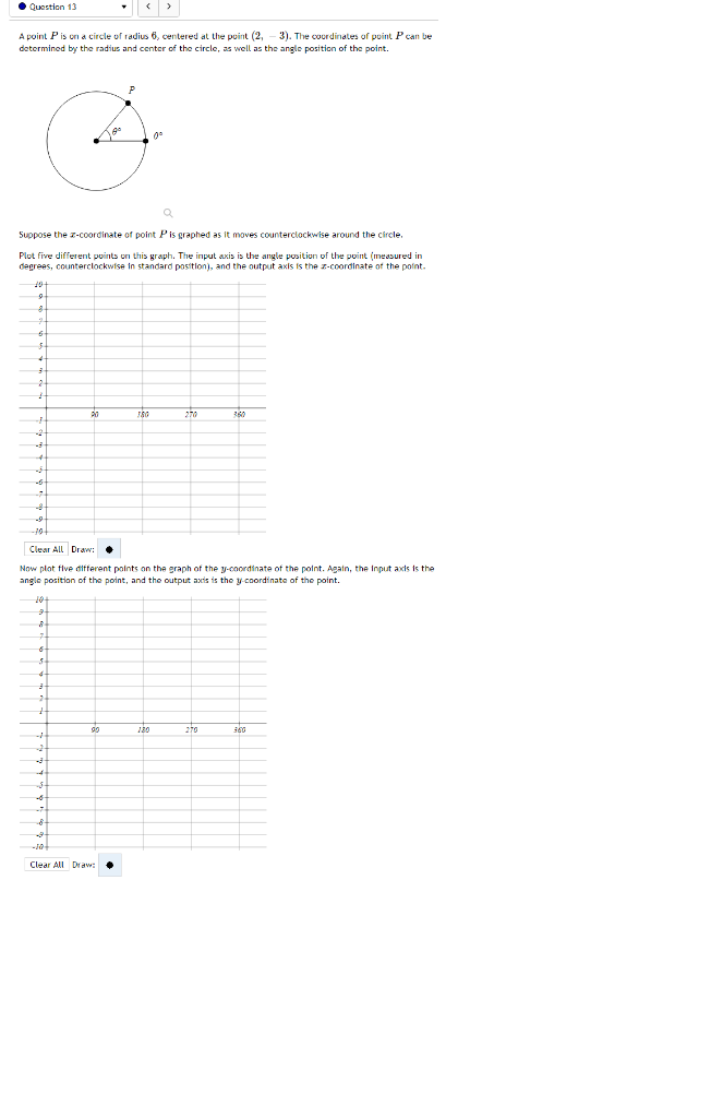 solved-a-point-pp-is-on-a-circle-of-radius-66-centered-at-chegg