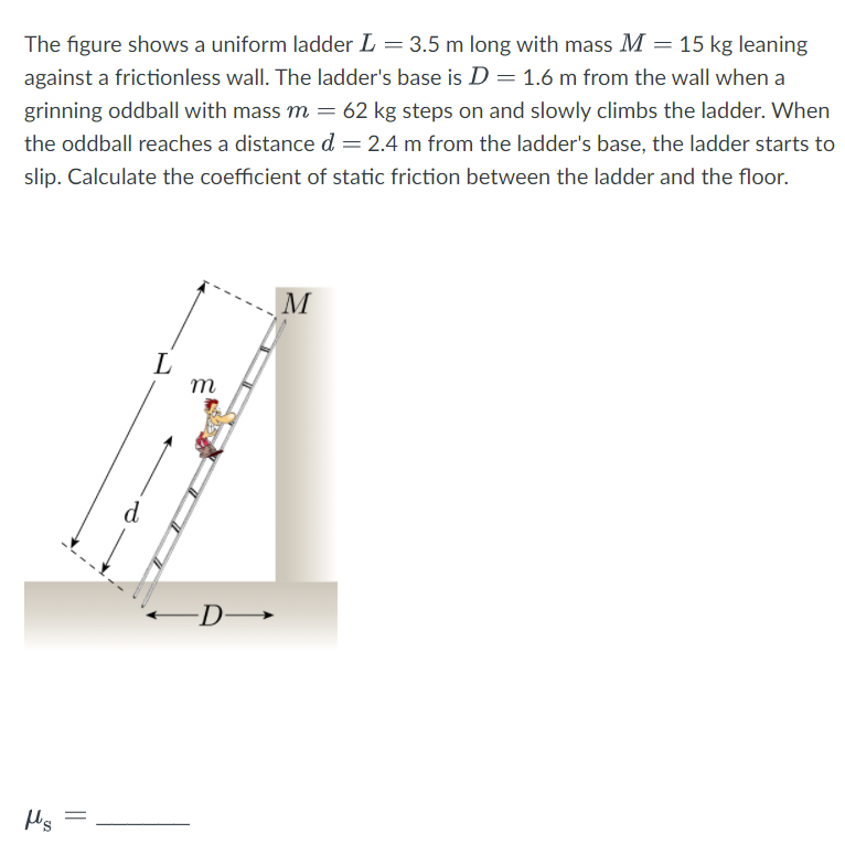 solved-the-figure-shows-a-uniform-ladder-l-3-5-m-long-with-chegg