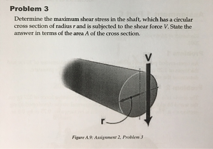 Solved Problem 3 Determine the maximum shear stress in the | Chegg.com