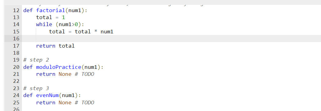 Solved Find the factorial function. Given a number, find the | Chegg.com