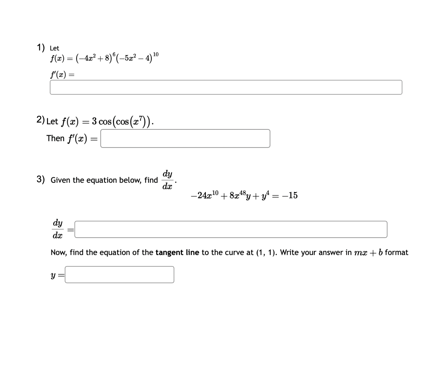 Solved F X −4x2 8 6 −5x2−4 10 2 Let F X 3cos Cos X7