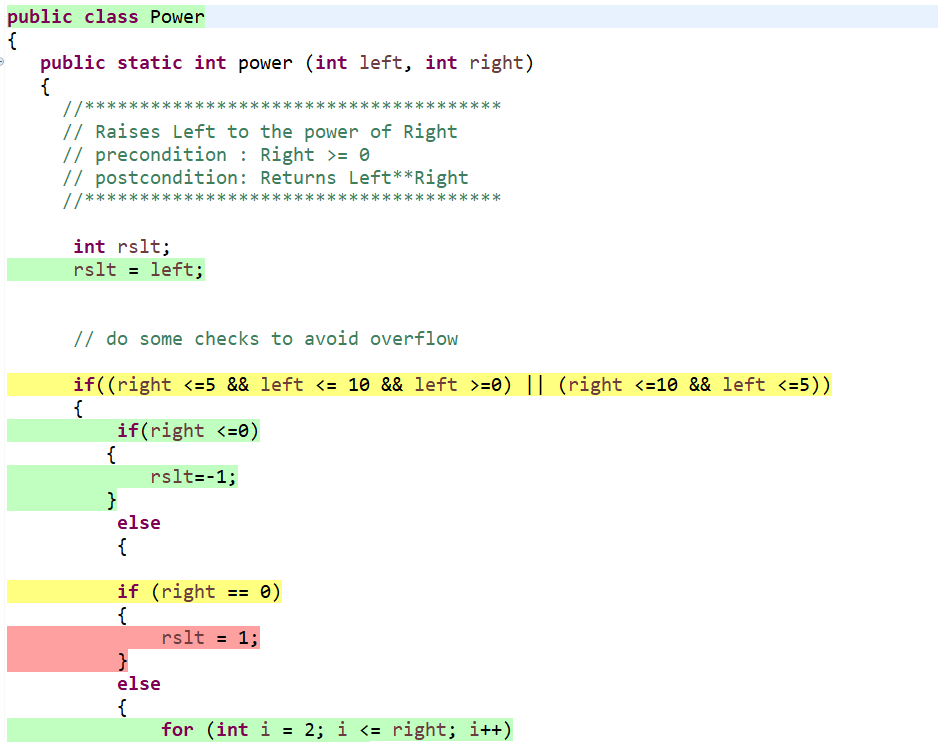 Solved Program Specifications: Power.java This Class Has Two | Chegg.com