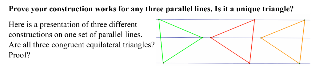 Three Parallel Prove your construction works for any three parallel | Chegg.com
