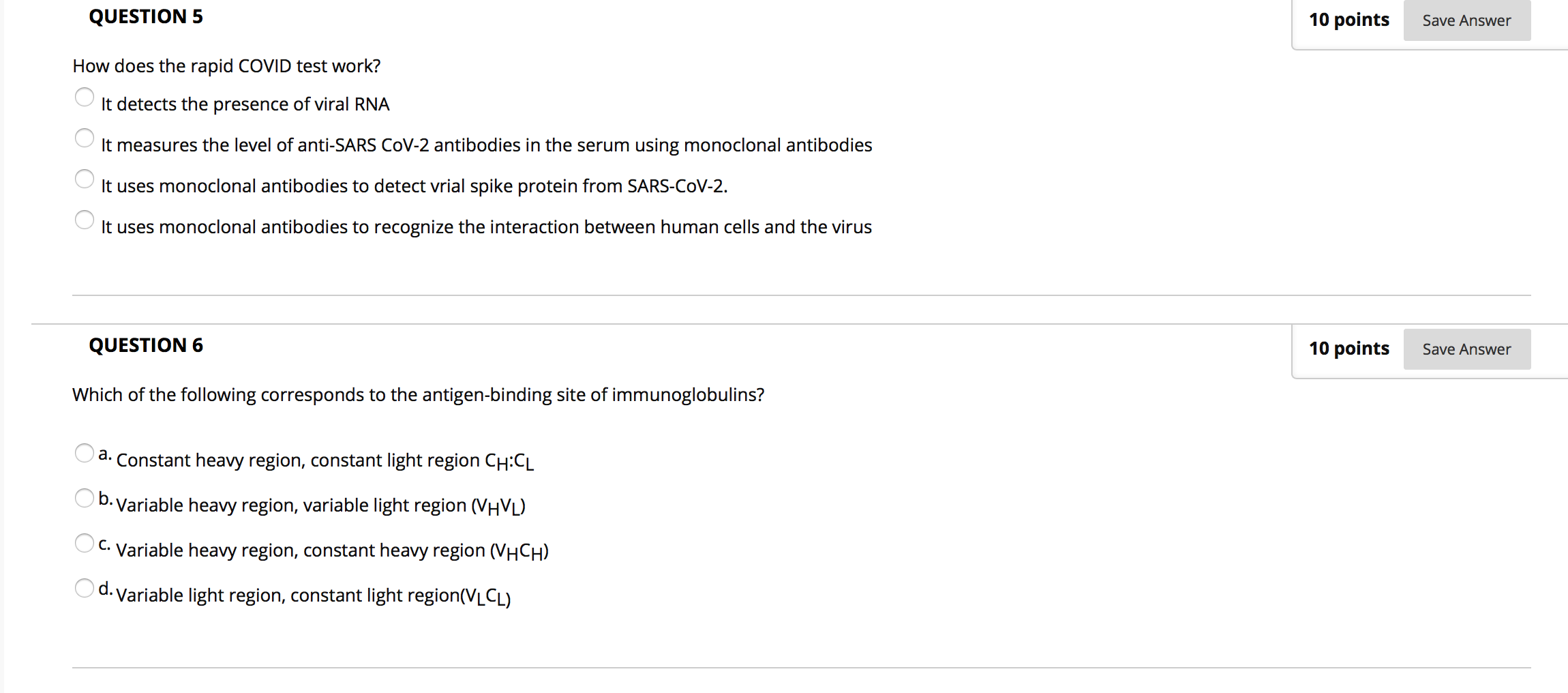 Solved QUESTION 3 10 points Save Answer Select the correct | Chegg.com