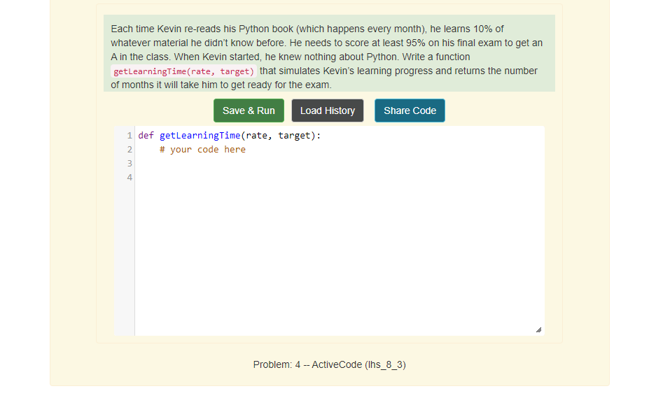 Solved Each time Kevin re-reads his Python book (which | Chegg.com