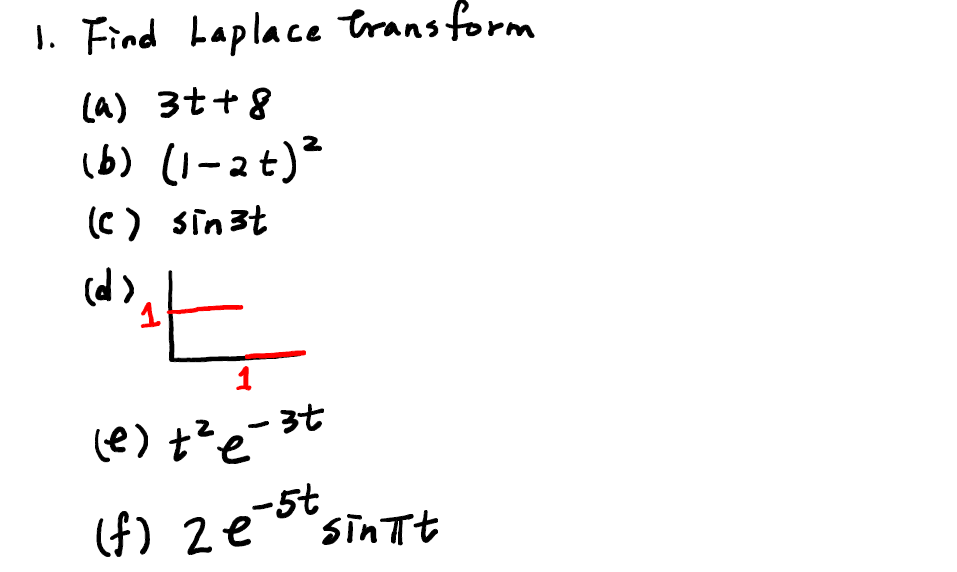 laplace 2t 1 3