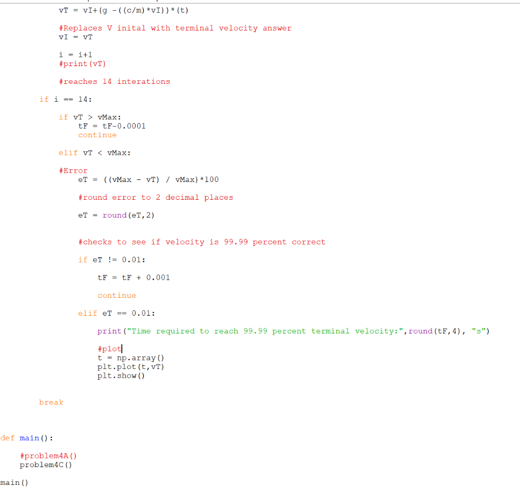 Solved I am having trouble generating a plot. in this | Chegg.com