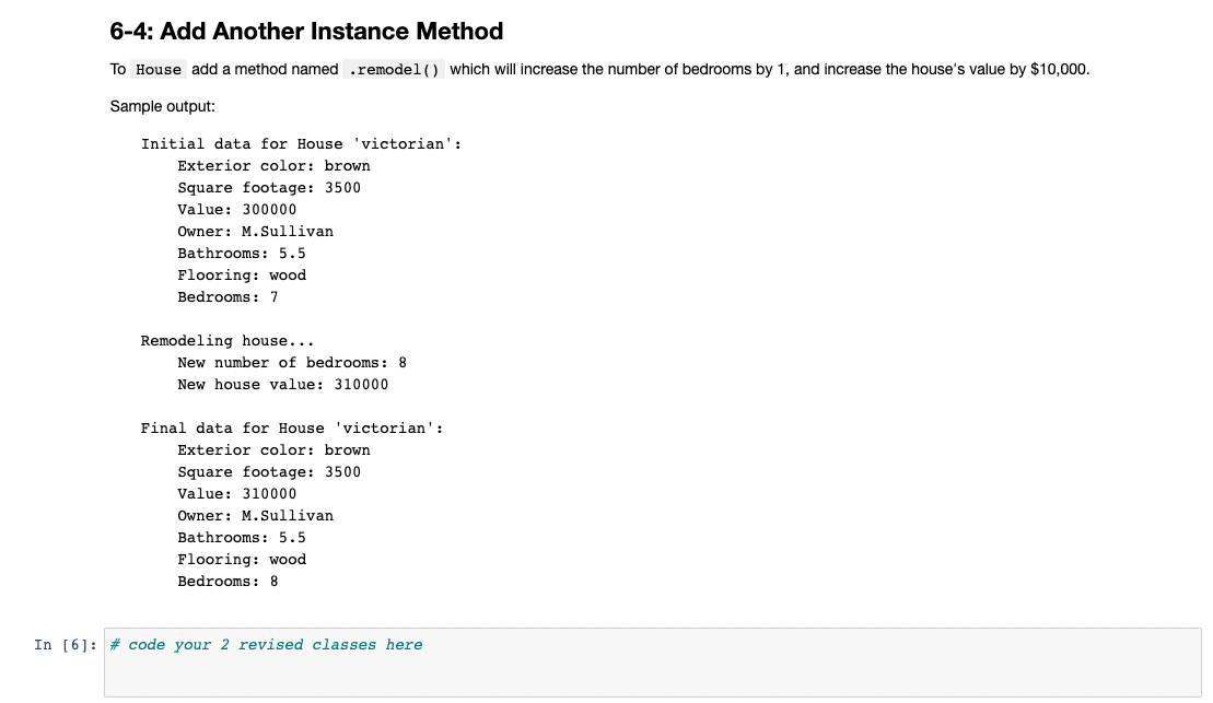 Solved 6-2: Add Instance Variables To the Building class, | Chegg.com