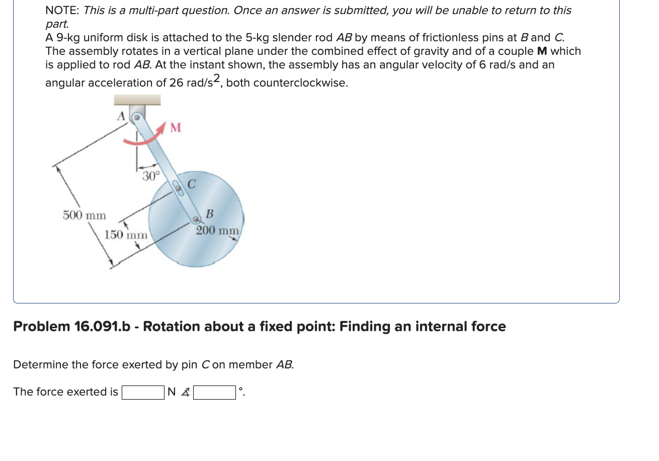 Solved NOTE: This Is A Multi-part Question. Once An Answer | Chegg.com