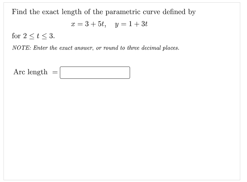 solved-find-the-exact-length-of-the-parametric-curve-defined-chegg