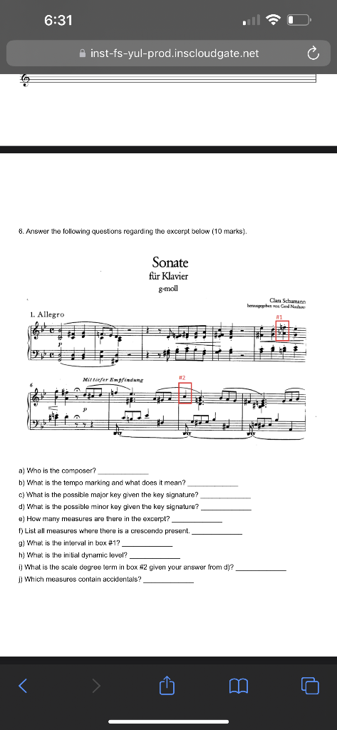 For Introduction to Music Theory Course. All | Chegg.com