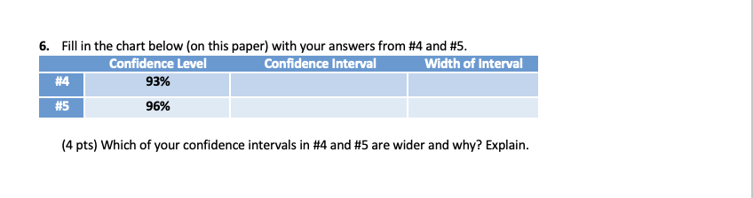 Solved \#3-8. SHOW ALL YOUR WORK. - For confidence | Chegg.com