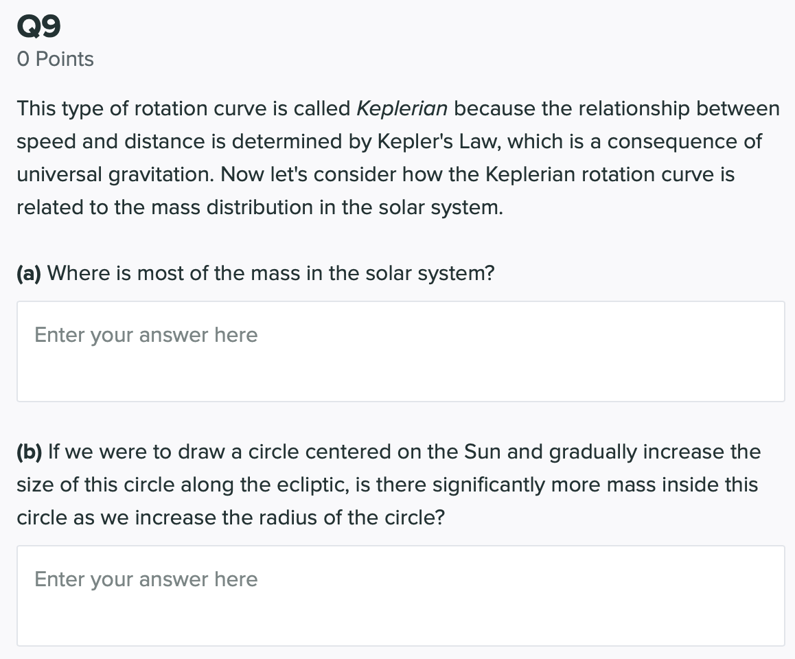Solved Q9 O Points This type of rotation curve is called | Chegg.com